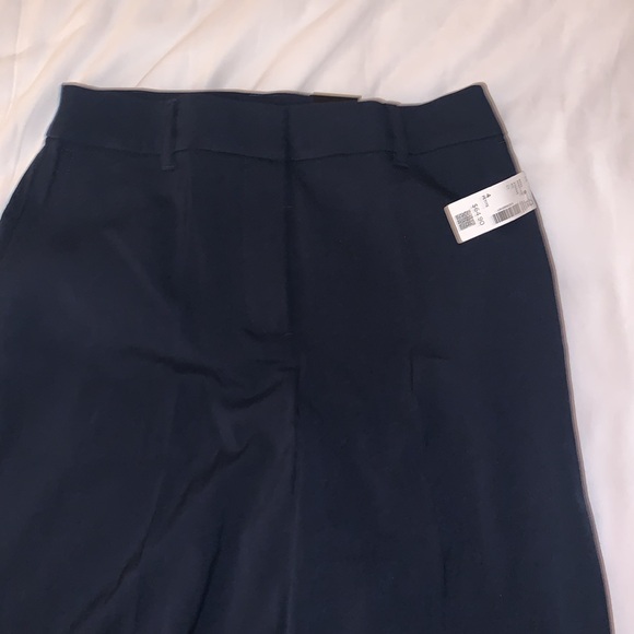 NWT Straight Leg Dress pants NAVY Blue size 4 PETITE - Picture 6 of 6